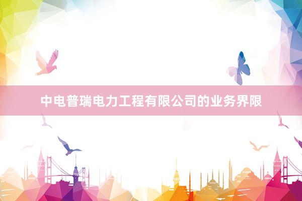 中电普瑞电力工程有限公司的业务界限